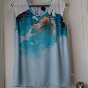 Light blue Worthington 1x blouse
